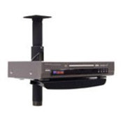 Chief Component Pole Shelf - For VCR or DVD - Black