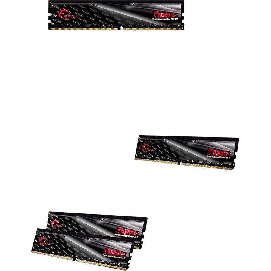 G.SKILL FORTIS RAM Module - 32 GB (8 x 4GB) - DDR4-2400/PC4-19200 DDR4 SDRAM - 2400 MHz - CL16 - 1.20 V