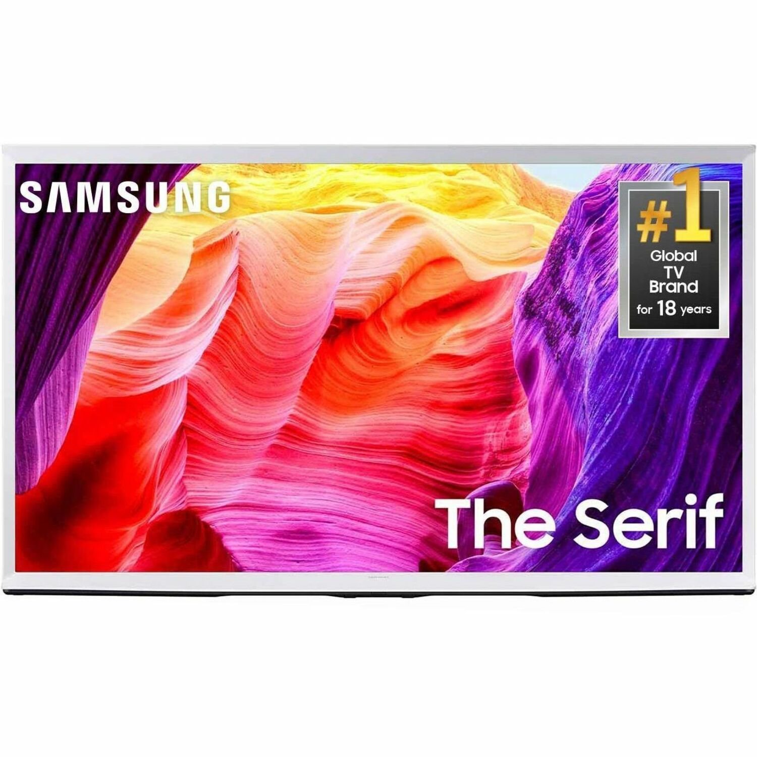 Samsung The Serif LS01D QN55LS01DAF 54.6" Smart LED-LCD TV - 4K UHDTV - High Dynamic Range (HDR) - Cloud White