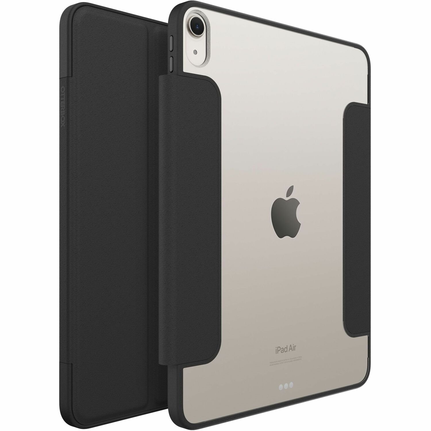 OtterBox Symmetry Carrying Case (Folio) for 27.9 cm (11") Apple iPad Air 11 (2024), iPad Air 11 (2025) Tablet - Black/Clear