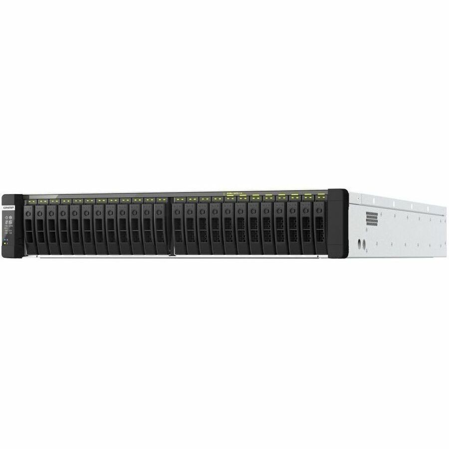 QNAP TDS-h2489FU-4314-512G,24-Bay all-flash U.2 NVMe PCIe Gen4 dual-processor NAS, 2 x Intel Xeon Silver 4314 processor, 512GB RDIMM ECC DDR4 RAM, 5 Yrs WTY
