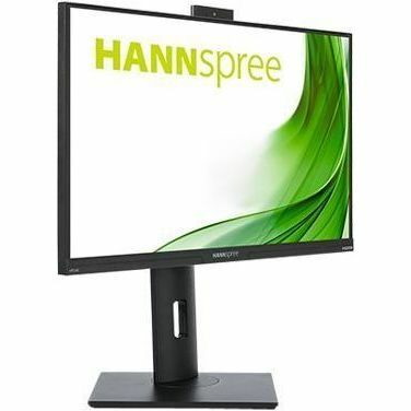 Hannspree HP240WJB 24" Class Webcam Full HD LED Monitor - 16:9 - Black