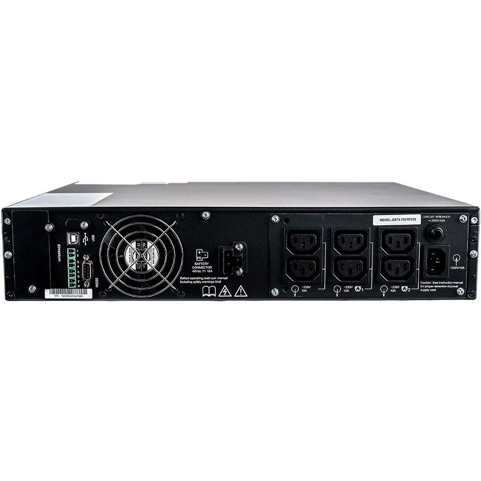 Liebert GXT4 700VA Double Conversion Online Rack/Tower UPS