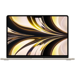 Apple MacBook Air MLY13X/A 13.6" Notebook - Apple M2 - 8 GB - 256 GB SSD - English (US) Keyboard - Starlight