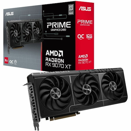 Asus AMD Radeon RX 9070 XT Graphic Card - 16 GB GDDR6