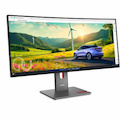 Lenovo ThinkVision P34WD-40 34" Class UWQHD Curved Screen LED Monitor - 21:9 - Eclipse Black