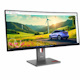 Lenovo ThinkVision P34WD-40 34" Class UWQHD Curved Screen LED Monitor - 21:9 - Eclipse Black