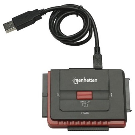Manhattan 3-in-1 Hi-Speed USB to SATA/IDE Adapter