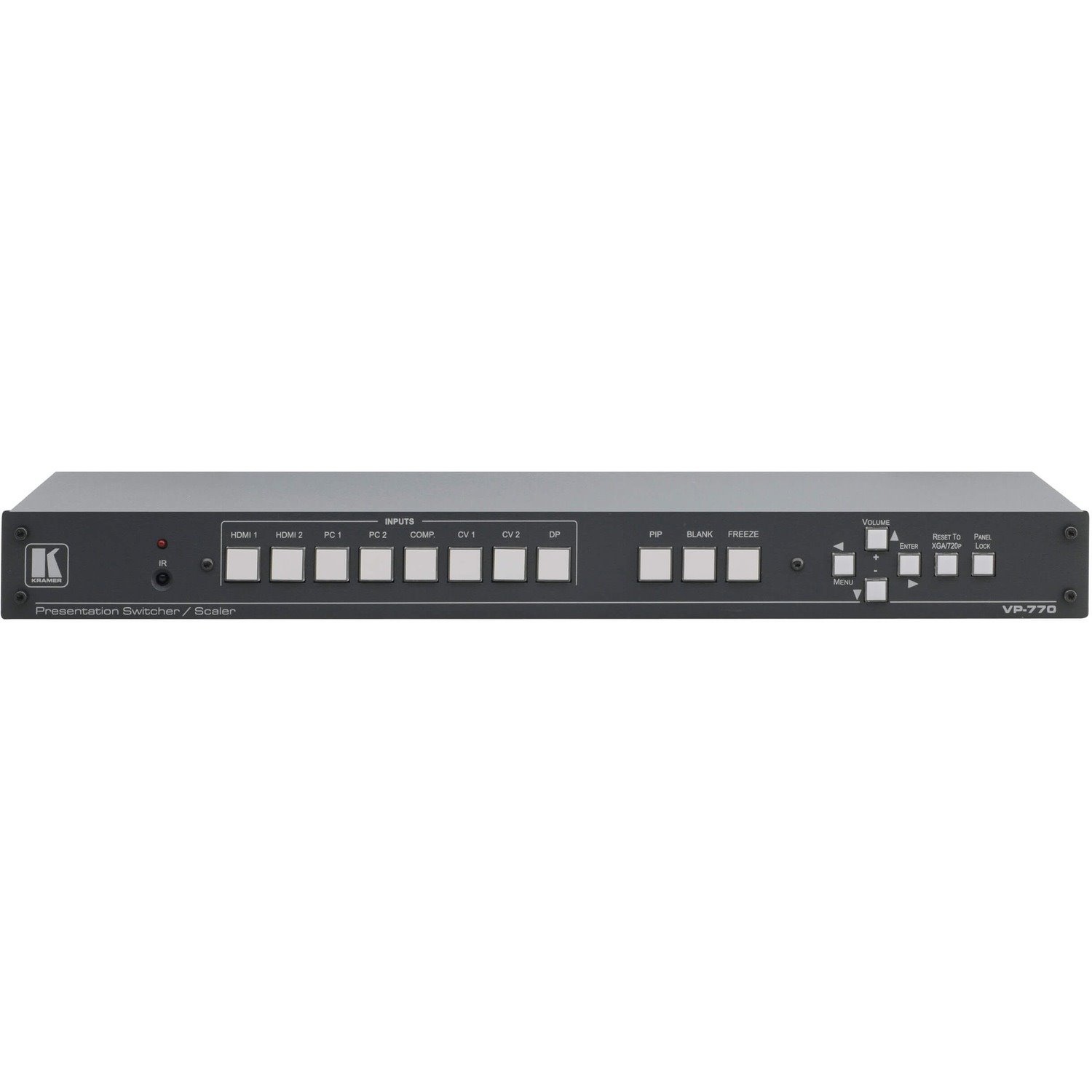 Kramer 8-Input ProScale Presentation Switcher/Scaler with Speaker Output