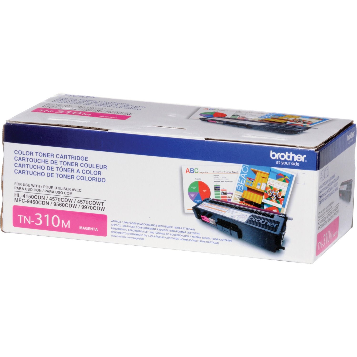 Brother Genuine TN310M Magenta Toner Cartridge