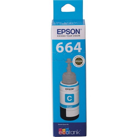 Epson T664 - EcoTank - Cyan Ink Bottle