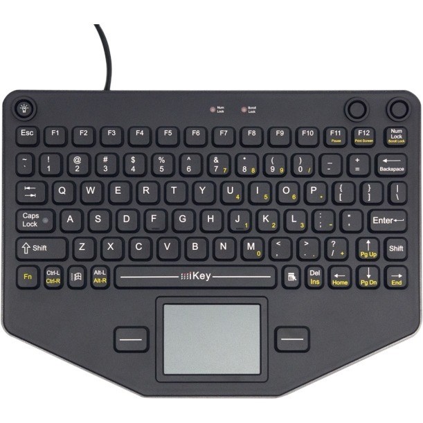 Gamber-Johnson iKey Compact Mobile Keyboard with Touchpad