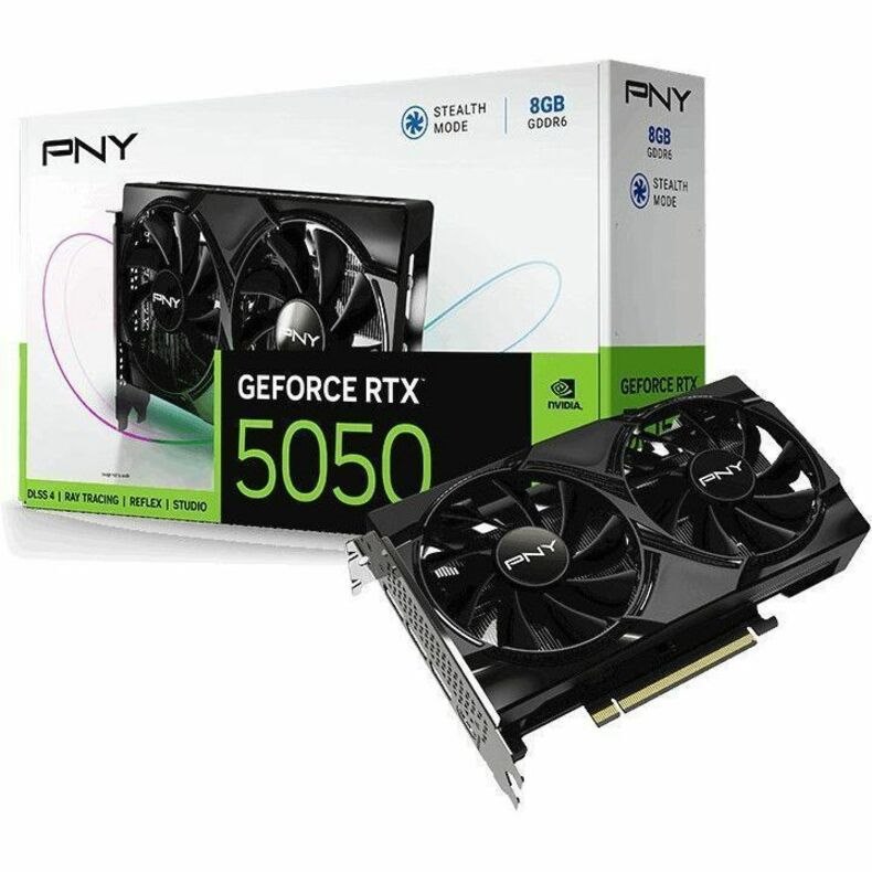 PNY NVIDIA GeForce RTX 5050 Graphic Card - 8 GB GDDR6 - Full-height