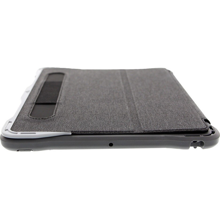 Brenthaven Edge Folio III Carrying Case (Folio) for 10.2" Apple iPad (7th Generation) Tablet - Gray, Translucent