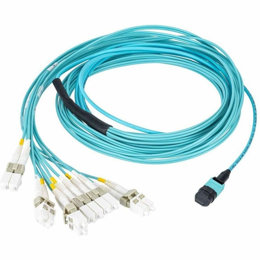 Hubbell Premise Wiring Hydra Fiber Trunk Cable Assembly, 10 Feet