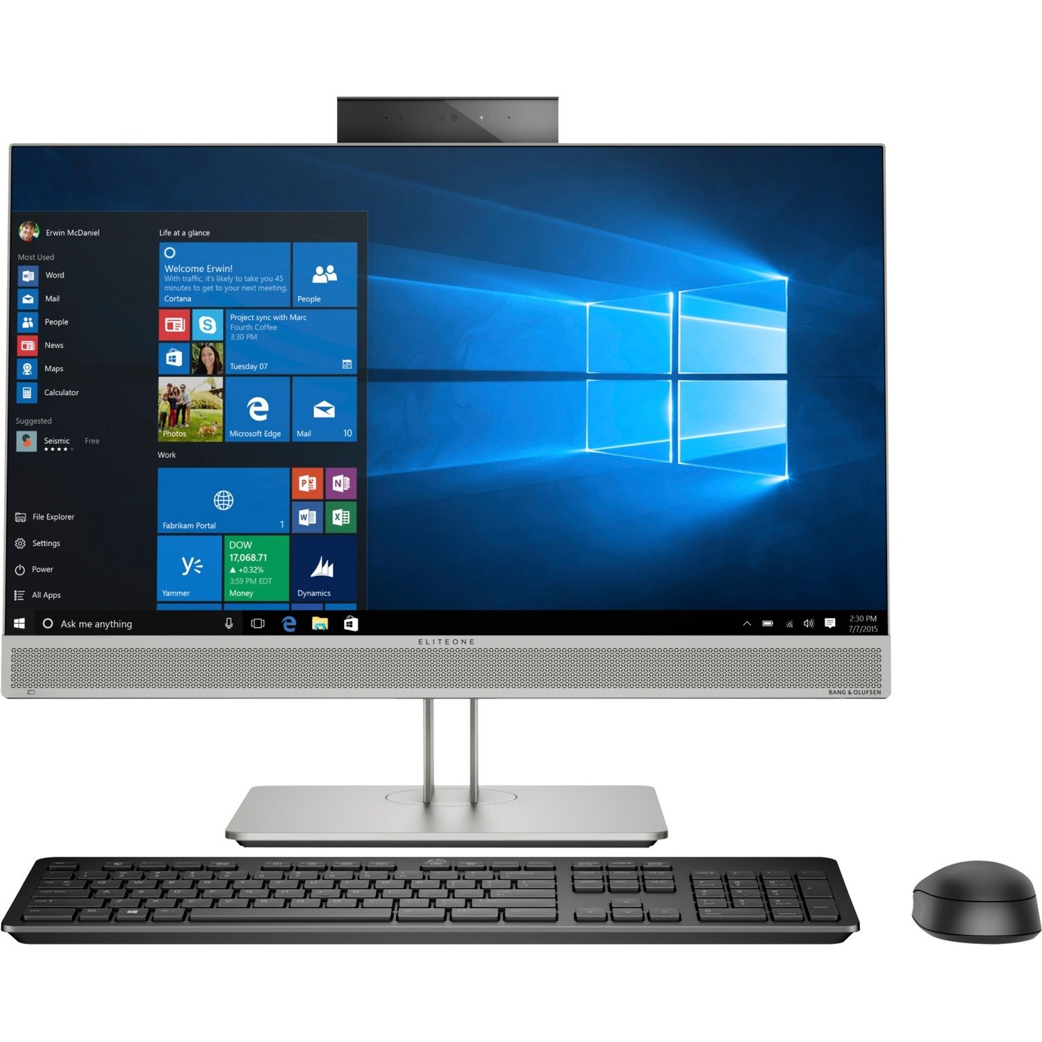 HP EliteOne 800 G5 All-in-One Computer - Intel Core i7 9th Gen i7-9700 - 8 GB - 256 GB SSD - 23.8" - Desktop