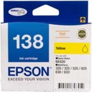 Epson DURABrite Ultra No. 138 Original Inkjet Ink Cartridge - Yellow Pack