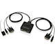 IOGEAR 2-Port USB DVI Cable KVM Switch