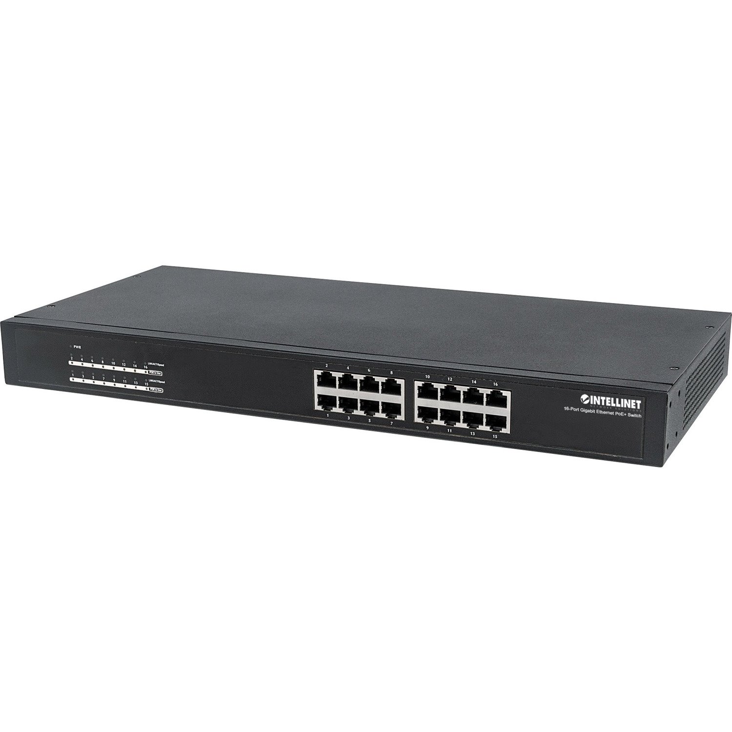 Intellinet 16-Port Gigabit Ethernet PoE+ Switch