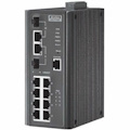 Advantech 8G+2G Port Gigabit Managed Redundant Industrial PoE Switch