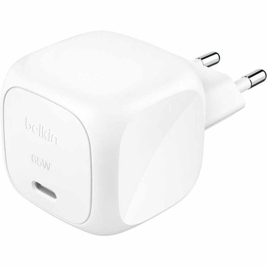 Belkin BoostCharge 65W Usb-C Cubic Wall Charger - White