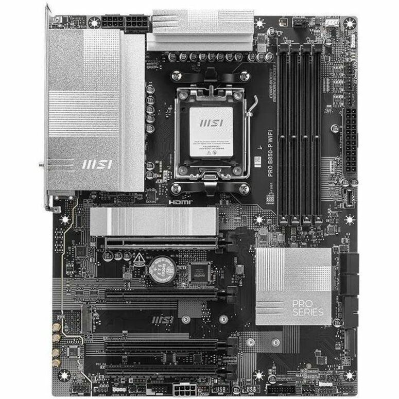 MSI B850-P WIFI Gaming Desktop Motherboard - AMD B850 Chipset - Socket AM5 - ATX