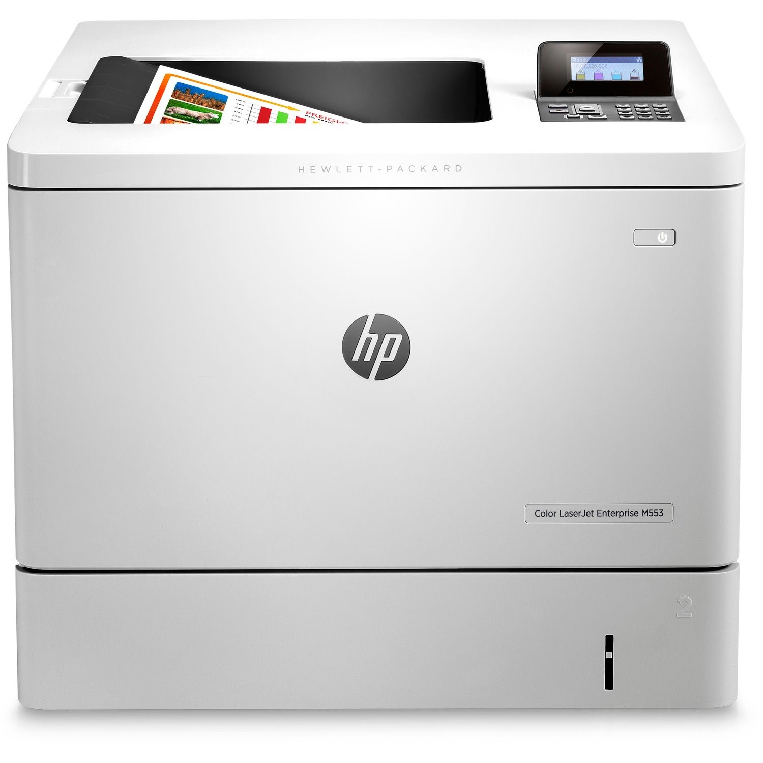 HP LaserJet M553n Desktop Laser Printer - Colour