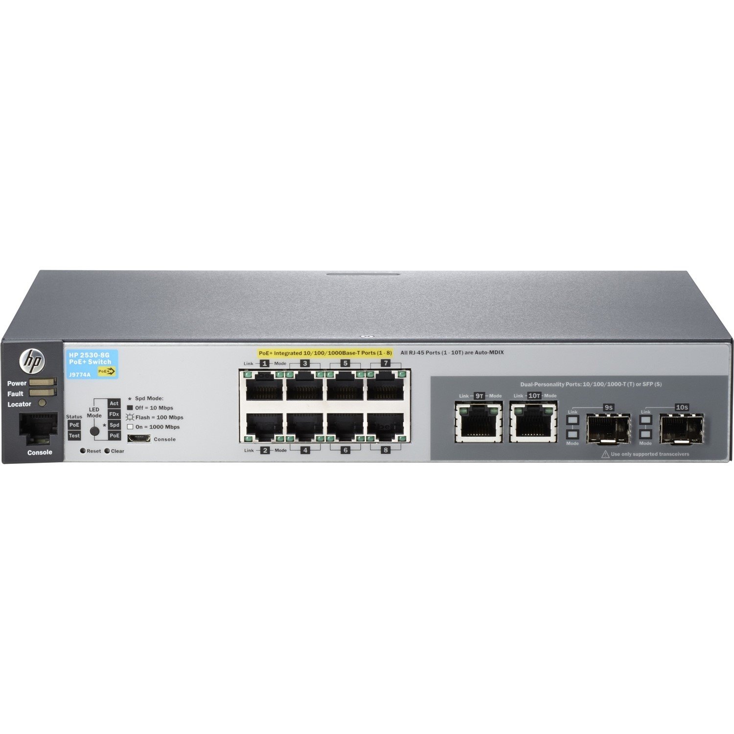 Aruba 2530 8G PoE+ Switch - EOL