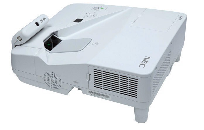 Nec Wxga,Lcd,3500 Lumen Ultra Short Throw Interactive Projector W/20W Speaker,Closed