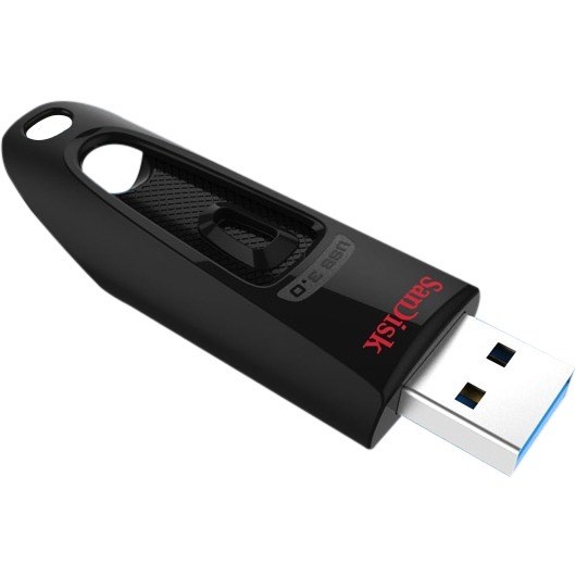 SanDisk Ultra 32GB Usb3.0 Flash Drive ~130MB/s Memory Stick Thumb Key Lightweight SecureAccess Password-Protected Retail 5YR Blue