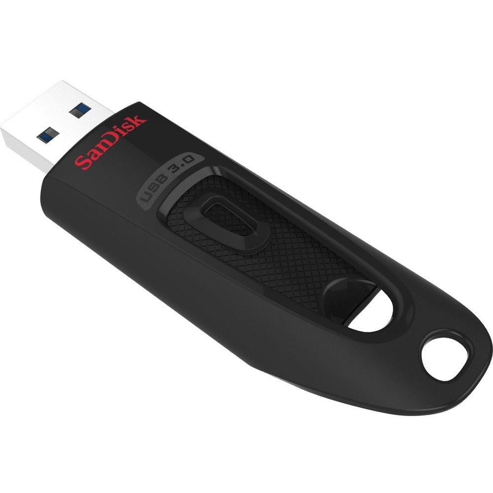 SanDisk Ultra 32 GB USB 3.0 Flash Drive - Blue - 128-bit AES