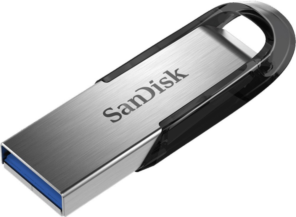 SanDisk Ultra Flair 32 GB USB 3.0 Flash Drive - Metallic - 128-bit AES