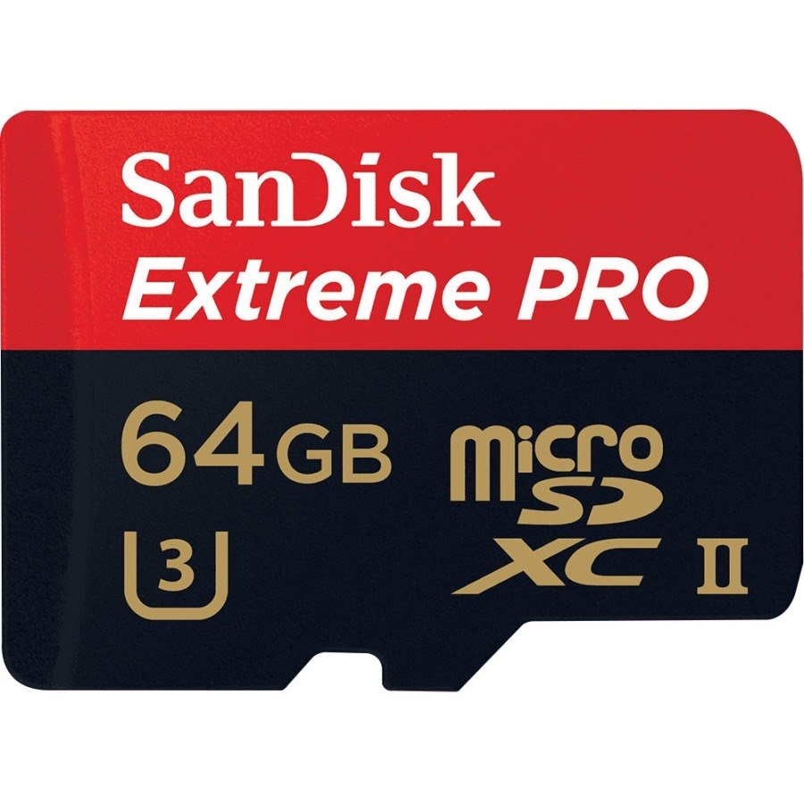 SanDisk Extreme Pro 64 GB Class 10/UHS-II (U3) microSDXC