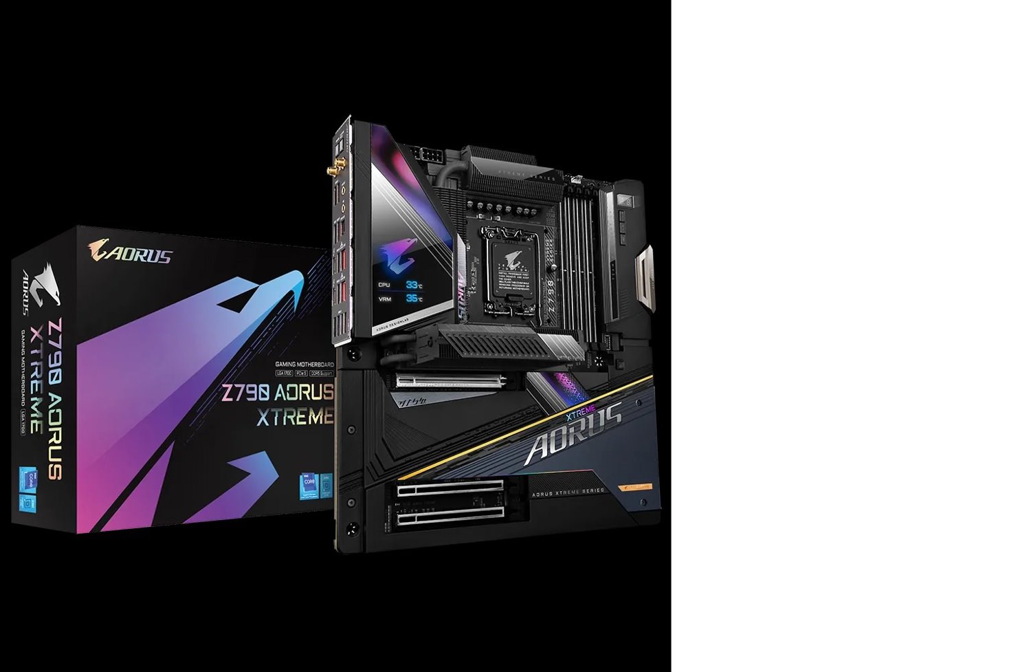 Gigabyte Z790 Aorus Xtreme MB, 1700, X2 DDR5, 4X Sata, 5X M.2, Usb3.2, Usb-C, E-Atx, 3YR W