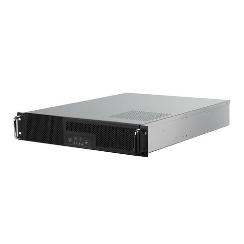 SilverStone RM23-502 2U Dual 5.25' Drive Bay Atx Rackmount Industrial Storage Server Chassis With Usb 3.1 Gen1 Interface