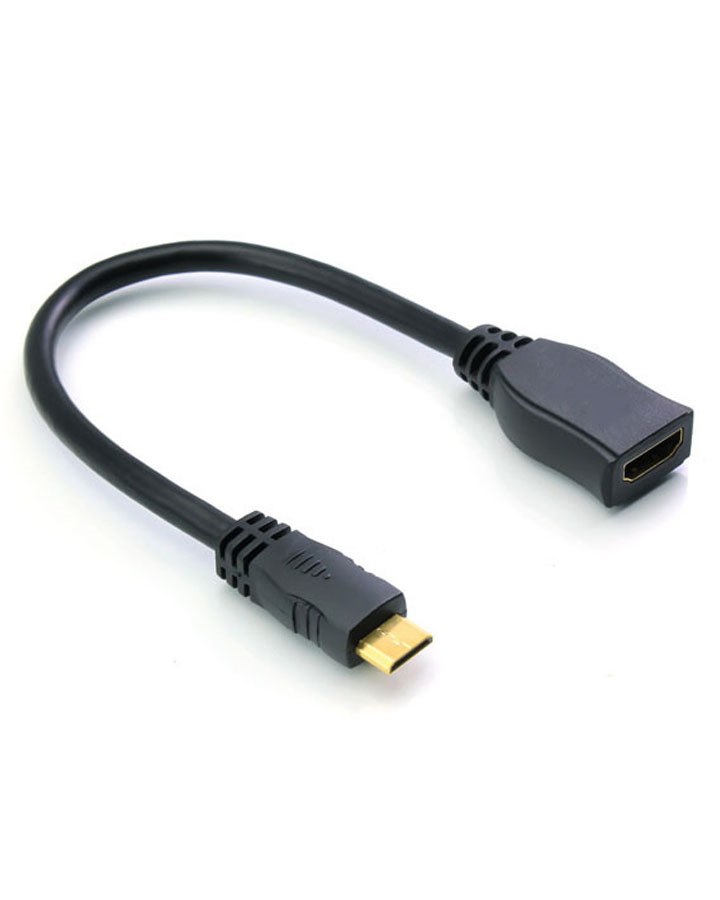 4Cabling Hdmi Female To Mini Hdmi Male Adaptor - 13CM