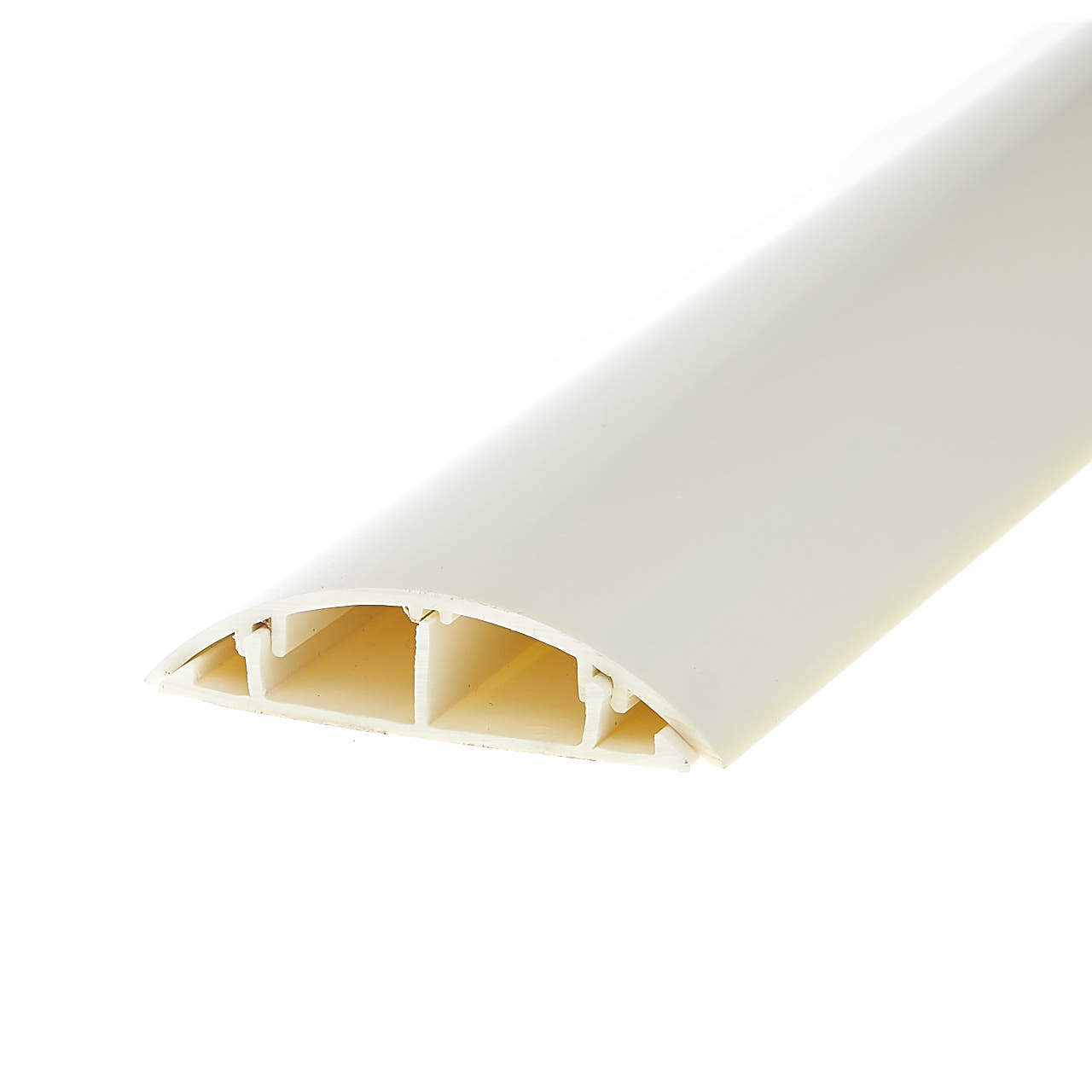 4Cabling Cable Cover - 90MM X 19MM X 2M: White