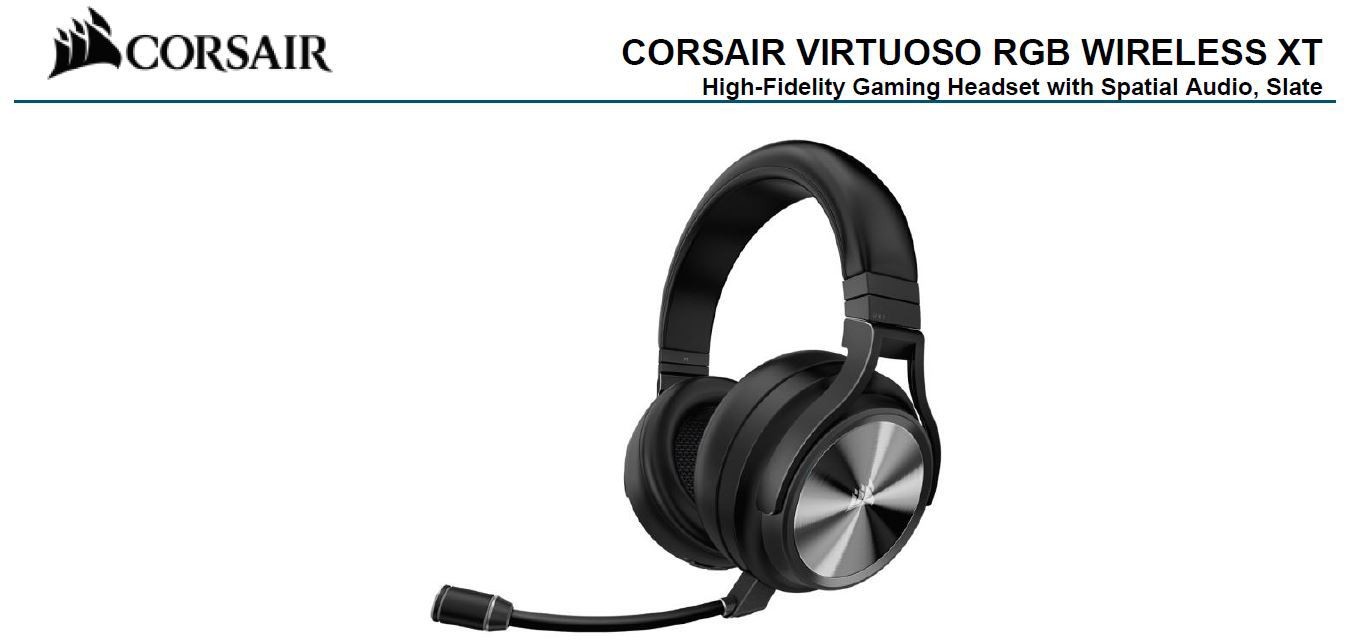Corsair Virtuoso RGB Wireless XT Headset