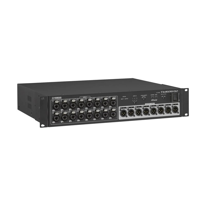 Yamaha Tio1608-D2 16 Analogue Inputs 8 Analogue outputs.Primary&Secondary Dante Interface ports,2RU