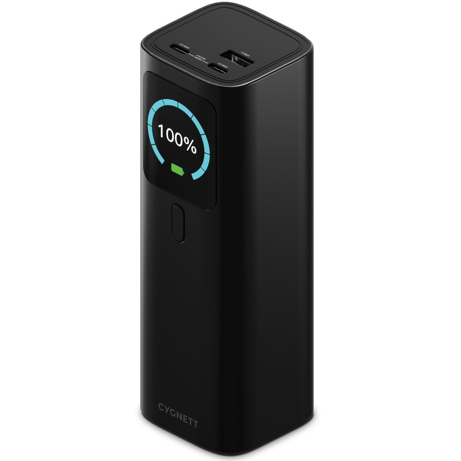 Cygnett HighPWR 27K mAh Laptop Power Bank 148W PD - Black(CY5381PBCHE), 140W Single Usb-C, 2X Approved For Carry-On, 3 Port,2 Years Warranty