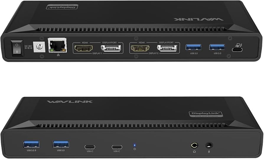 Wavlink Wl-Ug63pd2 Usb-C Dual 2K Univeral Docking Station With Power Delivery