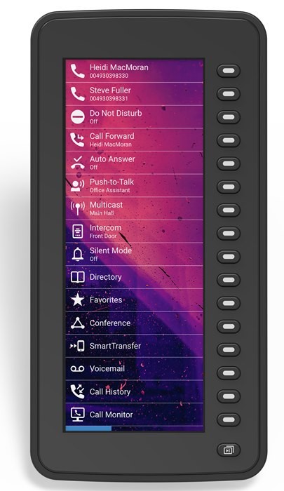 Snom D7C Expansion Module Usb For D785, D765, D745, D735, D725, D717 & D715, 48 Programmable Keys, High-Resolution 6.8' TFT Colour Display