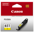 Canon CLI-651Y Original Inkjet Ink Cartridge - Yellow Pack