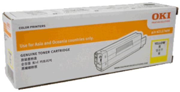 Oki LED Toner Cartridge - Yellow Pack