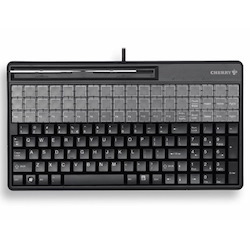 Cherry Keybd W/MSR 135 Keys/54 RLGND Black Usb