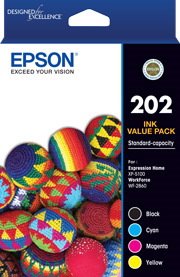 Epson 202 4 Ink Value Pack