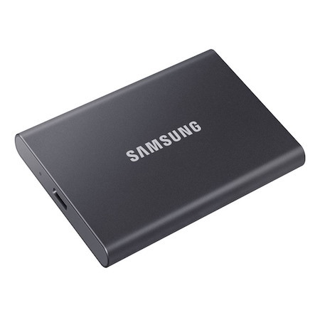 Samsung Portable SSD T7, 2TB, Titan Gray, Usb3.2, Type-C, R/W(Max) 1,050MB/s, Aluminium Case, 3 Years Warranty