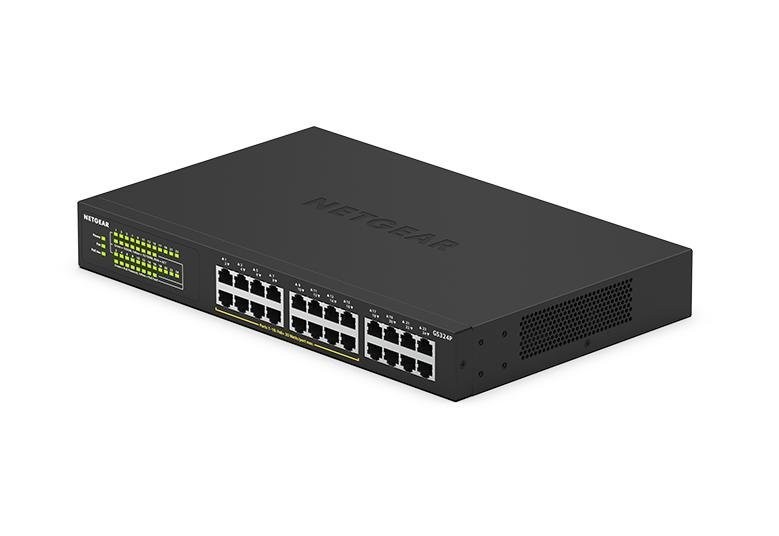 Netgear GS324P Soho 24-Port PoE+ Gigabit Unmanaged Switch (190W PoE Budget)