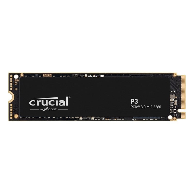 Micron Crucial P3 500GB 3D Nand Gen3 NVMe PCIe M.2 SSD, 3500R/1900W(seq)MB/s,[CT500P3SSD8] 5YR WTY