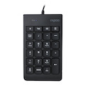 Rapoo K10 Wired Numeric NumberPad Keyboard - Spill Resistant Design, Laser Carved Keycap, Spill-Resistant Design
